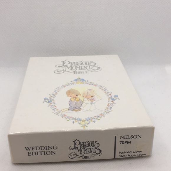 Precious Moments Bible Wedding Edition King James White Padded Cover - Picture 3 of 16